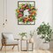 Spring Summer Wreath for Front Door 22 Inch Artificial Tulips Wreath with Eucalyptus Leaves Lavender Ferns Colorful Silk Flowers Butterflies for Home Farmhouse Indoor Outdoor Wall Decor